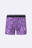 【GU『新世紀エヴァンゲリオン』スペシャルコレクション】「スタイルドライボクサーパンツ EVANGELION」カラー: 74 PURPLE　590円