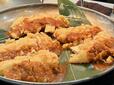 【オーガニックレストラン「広場」】国産鶏肉のチキン味噌カツ。衣がおいしいチキンカツだった