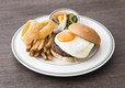 「福岡よかろうもんバーガー　九州野菜のピクルス添え」