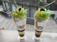 プレミアムシャインマスカットパフェ 味にバリエーションがあって飽きない！