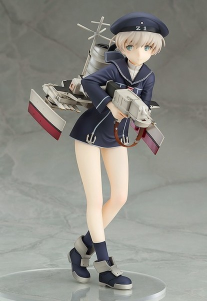 艦これ ドイツ生まれの艦娘 Z1 レーベレヒト マース フィギュア化 ゲーム中ポーズを再現 Medery Character S