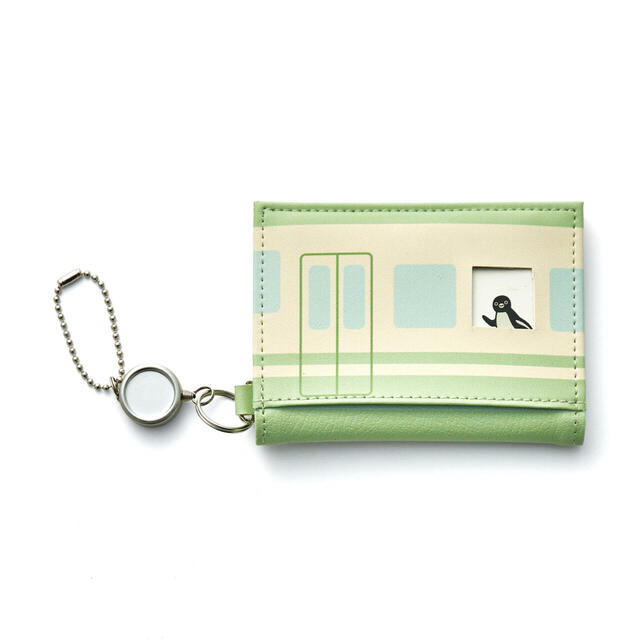 Suicaのペンギン ベルメゾン ２つ折りパスケース「Suicaのペンギン」 ライトグリーン