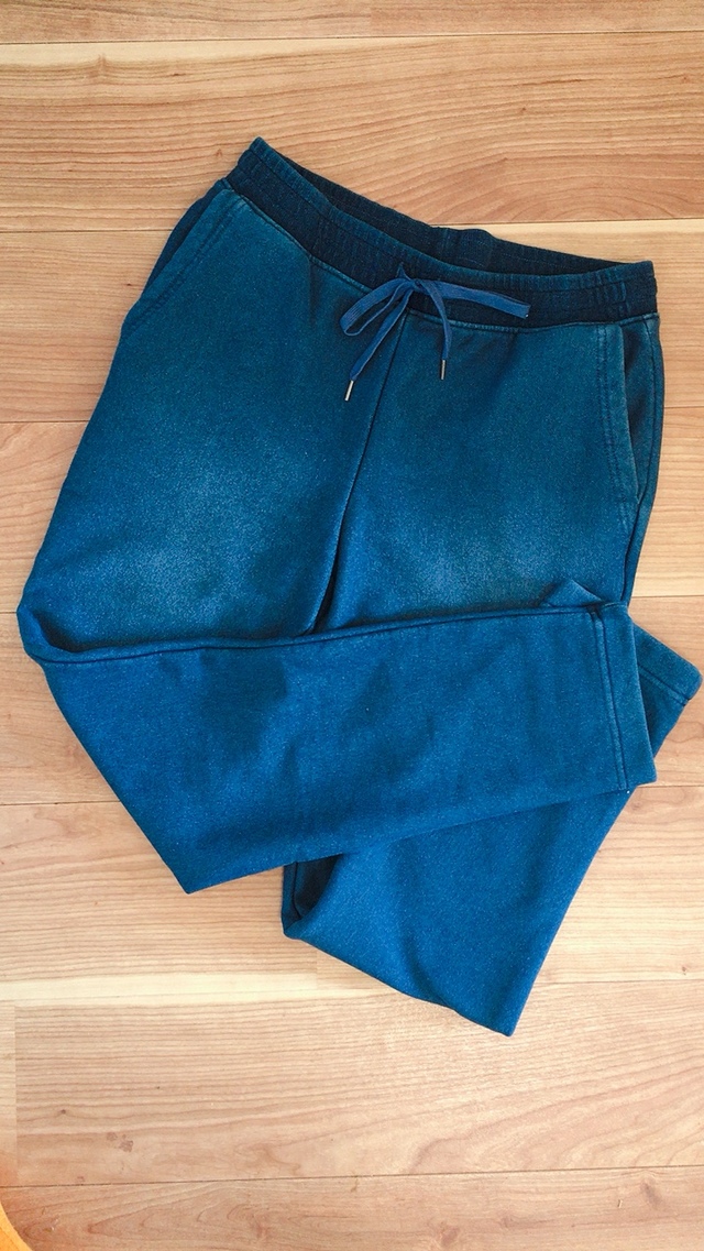 【ユニクロ】デニムジャージーボアパンツ／1,990円