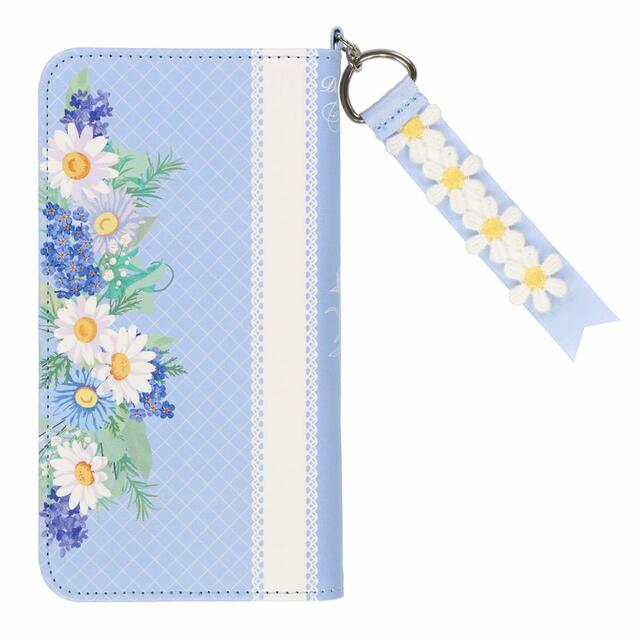 スマートフォンケース 3,800円｜サイズ：縦約17×横約9cm、各種スマートフォン対応（最大対応サイズ：縦163×横80×厚み10mm）（マルチケース）縦約12×横7cm （スライダーケース）縦約10×横約7cm｜東京ディズニーリゾート「Disney Blue Ever After」グッズ｜発売日：2023年5月25日（木）｜販売店舗：東京ディズニーランド「ディズニー＆カンパニー」、東京ディズニーシー「ベッラ・ミンニ・コレクション」