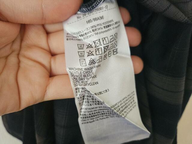 【coca　チェックキャミワンピース】素材はポリエステル66％、レーヨン34％。洗濯OKでお手入れ簡単♪