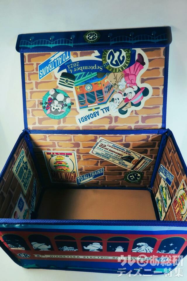 東京ディズニーシー22周年 収納グッズ　3,500円サイズ：（組み立てた状態）縦約25×横約38×高さ約25cm