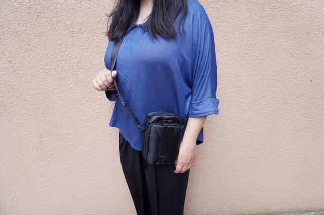 斜めがけしてみたところ