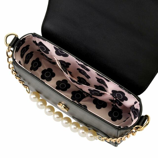 【MARY QUANT】ミニー ショルダーバッグ パールチェ－ン 8,500円