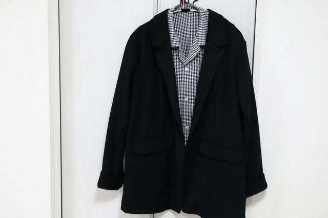 【ワークマン シアサッカーストレッチ 半袖シャツ】ジャケットでオフィスカジュアル完成