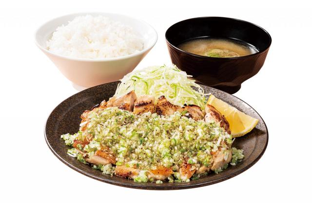 ネギ塩やきとり定食