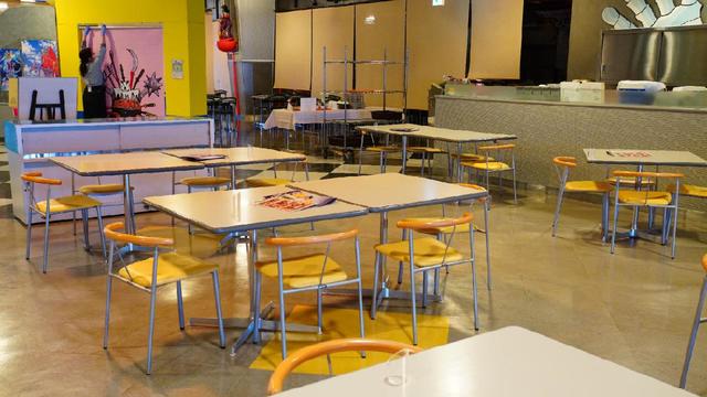 東映太秦映画村『鬼滅の刃　京ノ御仕事弐』レストランCHANBARA座席