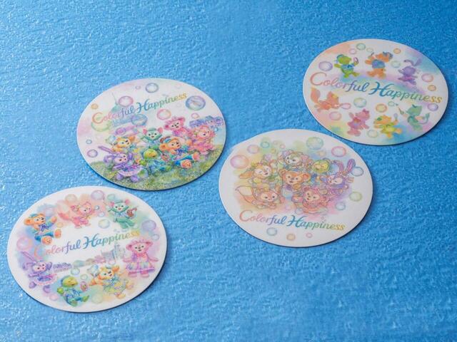 コースター|スペシャルドリンク(ライチー、マンゴー、乳酸菌飲料) 700円|東京ディズニーシー「ダッフィー&フレンズ20周年:カラフルハピネス」スペシャルメニュー|販売店舗:ミゲルズ・エルドラド・キャンティーナ|販売開始:2025年4月8日(火)