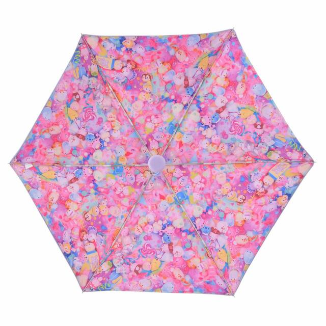 ツムツム ディズニーキャラクター 折りたたみ傘 晴雨兼用 ポーチ付き DISNEY ARTIST COLLECTION by Sebastian Masuda 3,500円