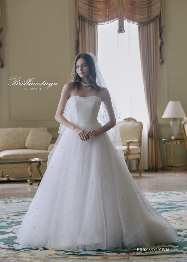 クラウディア|「Brilliantayu (ブリリアンターユ)」新作ウェディングドレス|BRI-0085_OffWhite