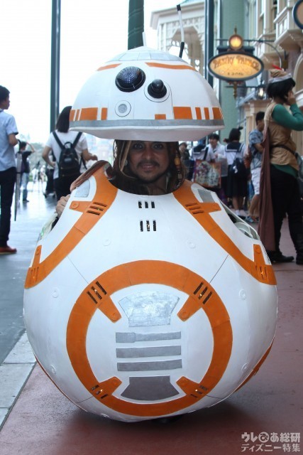 ジャックでBB-8仮装のKATSUさん|ディズニー・ハロウィーン(2017年9月8日〜10月31日)