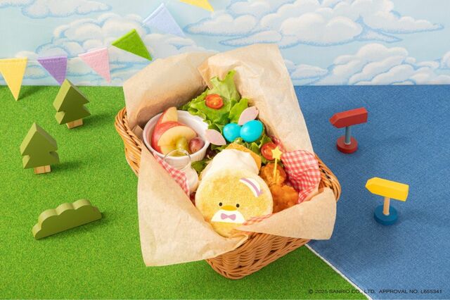 【はぴだんぶい わいわいピクニックカフェ】「タキシードサムのサンドイッチBOX」1,690円