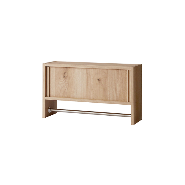 【ベルメゾン】ホッチキスで壁にかけられるラック（バータイプ）