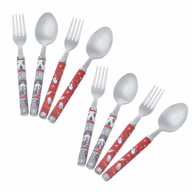 ミッキー＆フレンズ カトラリーセット Disney Christmas 2021／2,200円