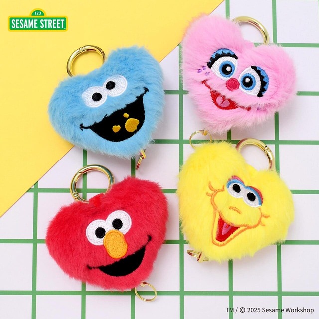 【セサミストリート新商品】「キーリール」2,200円/ふわふわもこもこが可愛い!