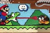 ドット感がいい味出してる！「スーパーマリオワールド」をドミノ倒しで再現したファンビデオ公開、使用ブロックは8万1000個