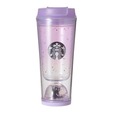 【スターバックス 2026ハロウィン】ハロウィン2026スノードームタンブラーキャットグローインザダーク355ml 3,400円(税込み)/ドームの中の黒猫が可愛らしいスノードームタンブラー
