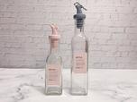 【Francfranc（フランフラン）】オイル＆ビネガーボトル S ピンク／税込500円・オイル＆ビネガーボトル L グレー／税込600円