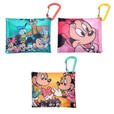 ミッキー＆フレンズ シークレットポーチ カラビナ付き クリア Mickey ＆ Friends 900円