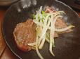 【牛たん酒場たんと　薄切り牛たん食べ放題】塩だれもやしと牛たんの相性は抜群！