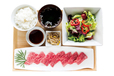  A5和牛焼肉セット （ライス・スープ・サラダ・惣菜付） 1,296円※価格改定の予定あり｜黒毛和牛一頭買焼肉　醍醐 銀座店
