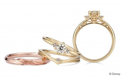 ディズニー 美女と野獣 モチーフの新作ブライダルリングをケイ ウノが発売 ディズニー特集 ウレぴあ総研