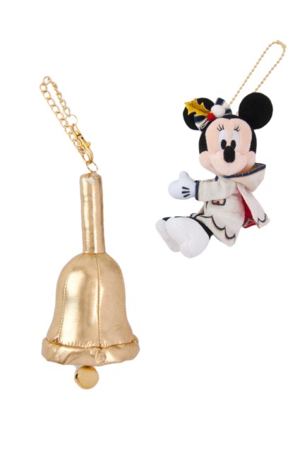 ぬいぐるみ 2,200円｜全長約26cm、（ミニー)長さ約14cm｜東京ディズニーリゾート「ディズニー・クリスマス」2019｜販売店舗：東京ディズニーシー「エンポーリオ」