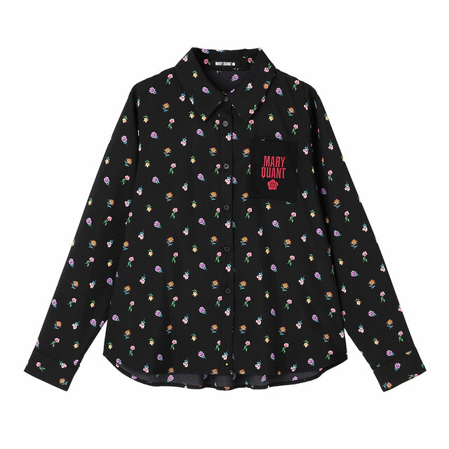 【マリークワント×アリス・イン・ワンダーランド】フラワーズオブワンダーランド ブラウス／税込17,600円