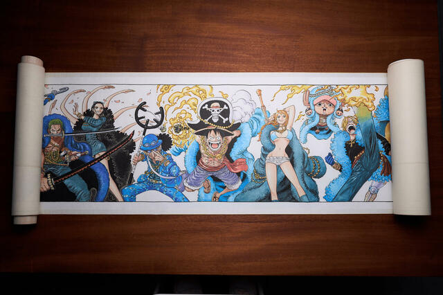 尾田栄一郎「ONE PIECE / The Scroll 壱」(2024)