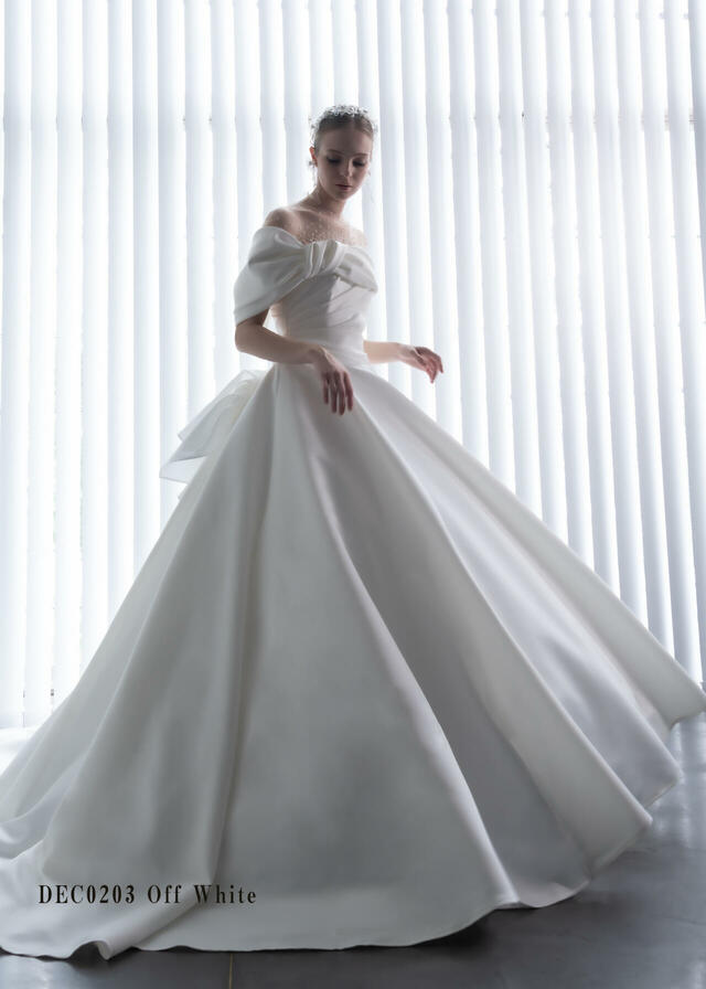 「Clef a decor-クレアデコール」新作ウェディングドレス DEC0203_Offwhite