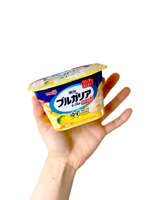 「明治ブルガリアヨーグルト 脂肪0 ゆず&フルーツミックス」