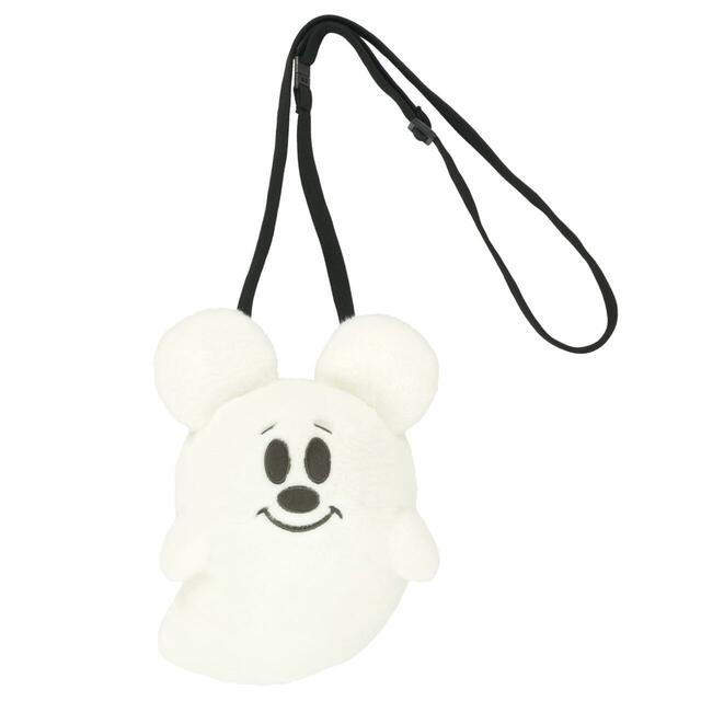 ショルダーバッグ 3,300円|「こわがりおばけちゃん」と「かぼランタン」が描かれたグッズ|東京ディズニーリゾート「ディズニー・ハロウィーン」|販売店舗:東京ディズニーランド「ディズニー&カンパニー」、東京ディズニーシー「エンポーリオ」|発売日:2026年9月15日(火)