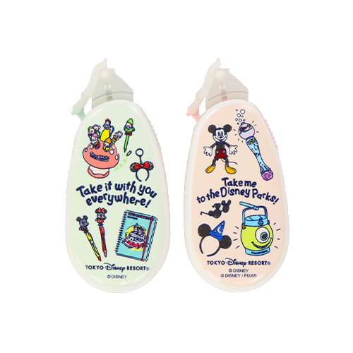テープのりセット 1,200円|東京ディズニーリゾート「パークのおみやげたちをモチーフにしたグッズ」|販売店舗:東京ディズニーランド「グランドエンポーリアム」、東京ディズニーシー「エンポーリオ」|発売日:2024年11月21日(木)
