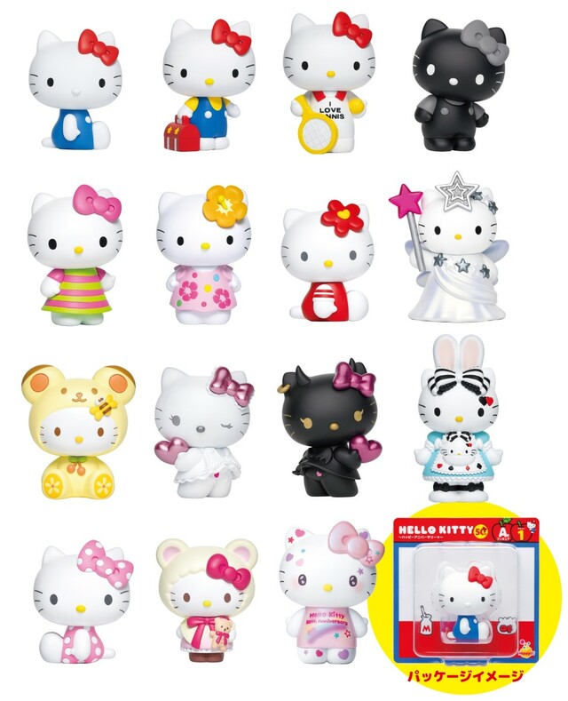 A賞フィギュア(全15種)【Happyくじ『HELLO KITTY 50th〜ハッピーアニバーサリー★〜』】