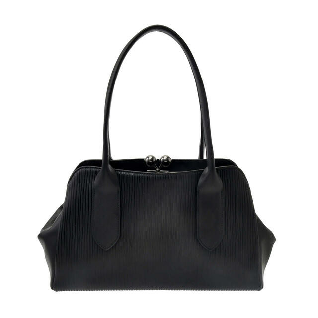 【ANNA SUI】ジャック・スケリントン＆ゼロ ハンドバッグ がまぐち バッグチャーム付き ストライプ 33,000円