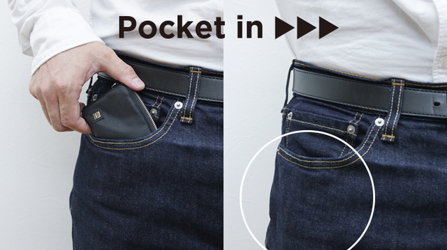 MUZOSA　ポケットにも入ります