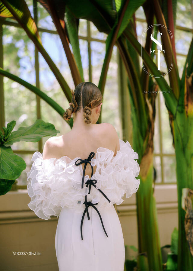 クラウディア|「ST(サチコツツイ)」新作ウェディングドレス|STB0007_Offwhite