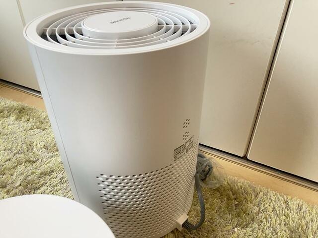 【アイリスオーヤマ 加湿空気清浄機】気化式の加湿器でヒーターレス