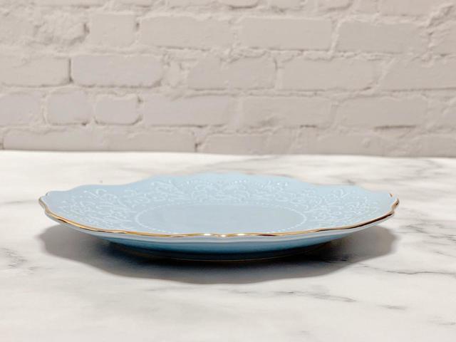 【Francfranc（フランフラン）】ヴォワール プレート S ライトブルー／税込800円