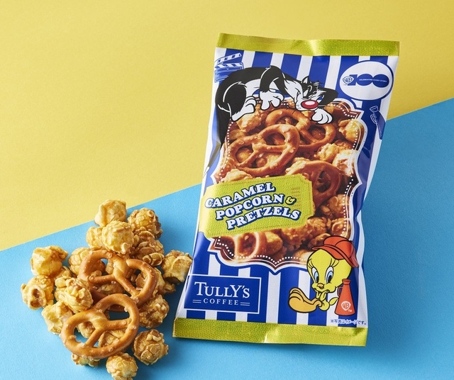 「キャラメルポップコーン＆プレッツェル」＜305円（税込）＞【LOONEY TUNES×タリーズコーヒー」