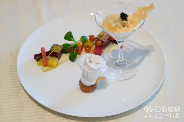 “ピクサー・プレイタイム”ディナーコース 10,290円｜東京ディズニーシー・ホテルミラコスタ「オチェーアノ」