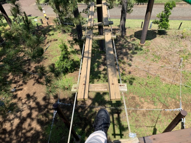 結構足元が揺れます！