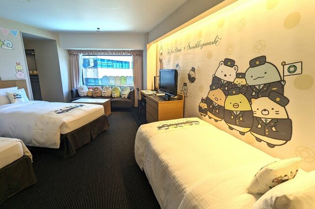 【すみっコぐらしルーム in ホテルニューオータニ】客室内 ©San-X