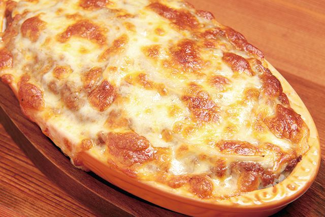 キーマカレーの名店／MOKUBAZA モクバザ（北参道）　焼きキーマカレー 1000円