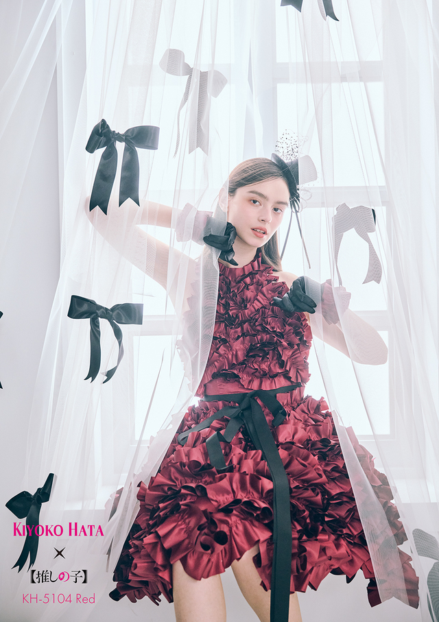クラウディア｜KIYOKO HATA × TVアニメ『【推しの子】』ウェディングドレス｜「有馬かな」モデル KH-5104_Red