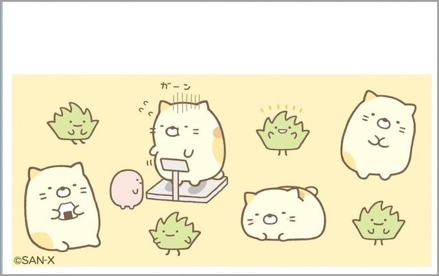 【サンエックス新商品】「マイナンバーカードクリアケース」418円／ねこ　うら